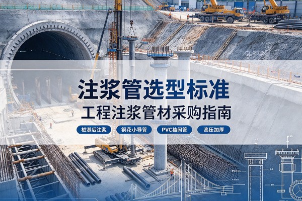 鄂城注浆管选型标准