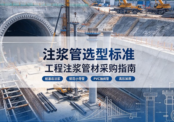 鄂城注浆管选型标准